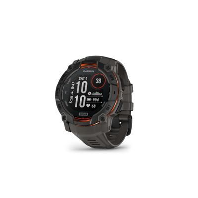 Garmin Instinct 3 Solar GPS Watch 50mm dia Black/Charcoal 010-02935-00