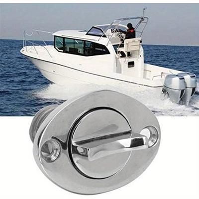 TEMU Drain Plug Marine Boat Garboard Drain Plug Steel Rust-resistant Oval Shaped Drain Plug 1in