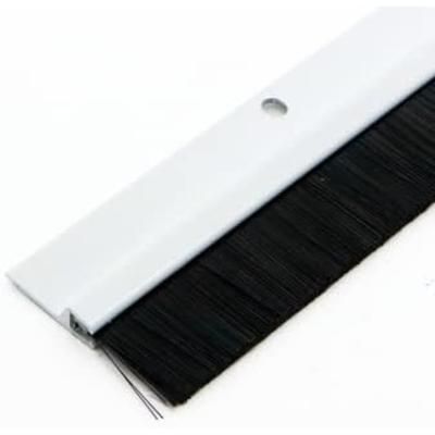 "TEMU Modern Aluminum Door Draft Stopper - 39.4" Bottom Seal Strip For Dust And Noise Insulation, White"