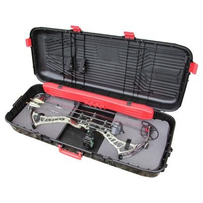 MTM Traveler Bow Case 44 Black with Wheels 0BDD2928 MTBC44