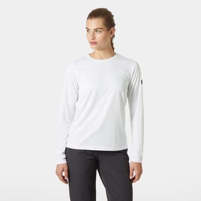 Helly Hansen Women's Tech Crew Long Sleeve 2.0 White XS