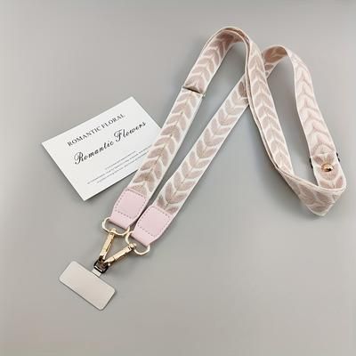 TEMU Mobile Phone Lanyard, Extended Crossbody Adjustable Neck Strap Without Choking, Fashionable Women's Lanyard, Anti-loss Strap, Crossbody Bag Shoulder Strap, Suitable For All Smartphones