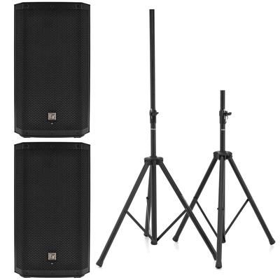 EV ZLX 12P G2 Stereo Stand Bundle