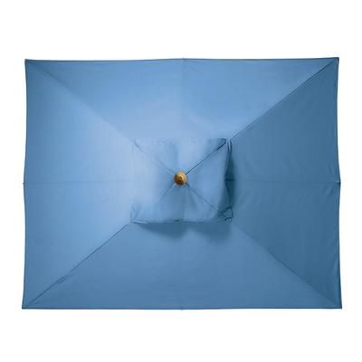 8' x 10' Rectangular Outdoor Market Umbrella - Cobalt, Silver - Frontgate