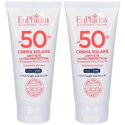Euphidra Kaleido Crema Viso Ultra Protettiva Spf50+ 50 Ml Set da 2 2x5