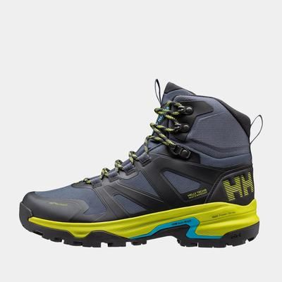 Helly Hansen Men's Ascender Mid Helly Tech® Waterproof Hiking Boots Blue 11