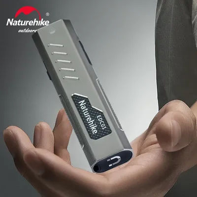 Naturehike EDC01 Flashlight Outdoor Portable Durable Hiking Mountaineering Ultra-bright Rechargeable Small Mini Household Light