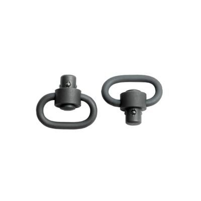 GrovTec US Heavy Duty Push Button Swivels Black 1in GTSW105