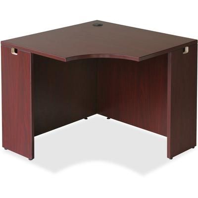 Lorell 69872 Corner Desk, 36" x 42" x 29-1/2", Mahogany LLR69872