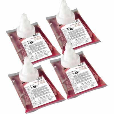 Health Guard 64431 Foaming Luxury Hand Soap - Tropical Scent - 33.8 fl oz (1000 mL) - Rose - 4 / Pack - Case of 4 KUT64431