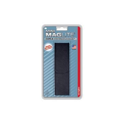 Maglite Holster, Full Flap, For Use With 2-AA Flashlights, Black, Nylon (459-AM2A056)