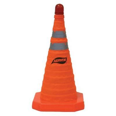 Aervoe Collapsible Safety Cones, 18 in, Nylon, Orange (205-1190)