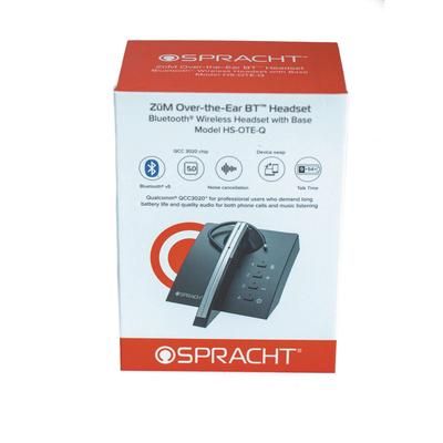 Spracht HSOTEQ ZuM Monaural Over-The-Ear Bluetooth Headset SPTHSOTEQ