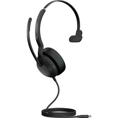 Jabra Evolve2 50 Headset - Mono - Usb Type C - Wired/wireless - Bluetooth - 98.4 Ft - 20 Hz - 20 Khz - On-Ear - Monaural - Supra-Aural - 5.58 Ft Cable