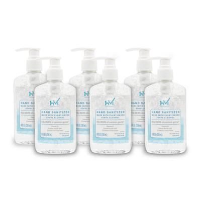 Highmark Original Hand Sanitizer, Fresh Scent, 8 Oz, Clear, Case Of 6 Bottles