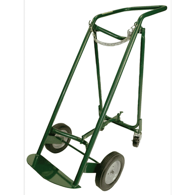 Harper Trucks Mg Model Trucks, 8 In Semi-Pneumatic Conductive, B.b. Wheels/3 Rubber Casters