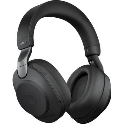 Jabra Evolve2 85 Headset - Stereo - Wireless - Bluetooth - Over-The-Head - Binaural - Supra-Aural - Black