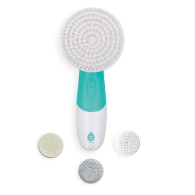 Pursonic Waterproof Facial Cleansing Brush, 8"h X 6"w X 2"d, Aqua