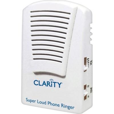 Clarity Sr100 Super Loud Phone Ringer - Phone Line (Rj-11) - White