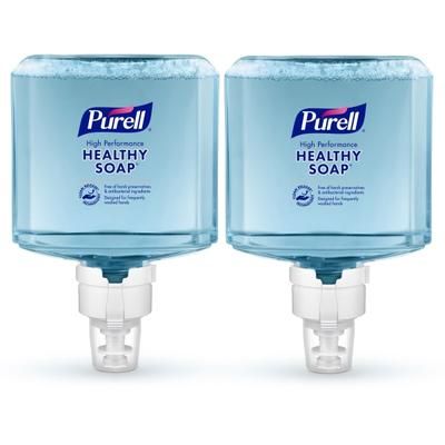 Purell Brand High Performance Healthy Soap Foam Es8 Refills, Fragrance Free, 40.6 Oz, Pack Of 2 Refills
