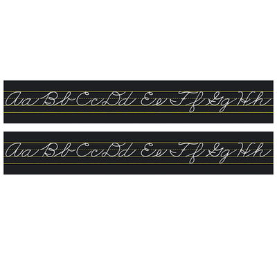 North Star Teacher Resources Traditional Cursive Alphabet Lines, Multicolor, Pack Of 2 Lines