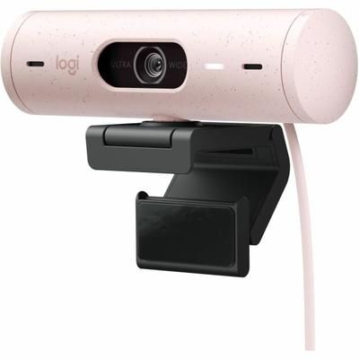 Logitech Brio 500 Webcam - 4 Megapixel - 60 Fps - Rose - Usb Type C - 1920 X 1080 Video - Auto-Focus - 90° Angle - 4X Digital Zoom - Microphone