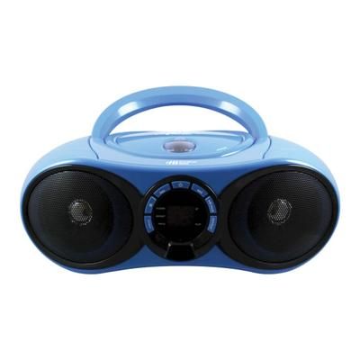 Hamiltonbuhl Audiomvp Hechb100Bt2 Cd Boombox With Fm Radio And Bluetooth Receiver, 8.5"h X 11.8"w X 4.5"d, Blue