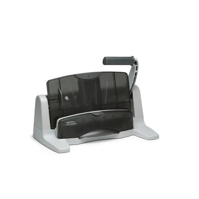 Swingline Lighttouch Heavy-Duty Paper Punch, Charcoal/gray