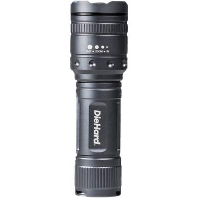 Diehard 11W 1,000-Lumen Twist Focus Flashlight, 5-1/4" X 1-1/2" X 1-1/2", Black