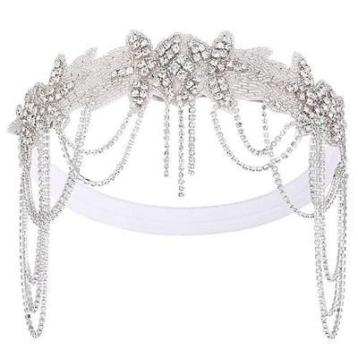 Anni Ruggenti Anni 1920 Fascia Flapper Il grande Gatsby Charleston Frangia con nappe Costume Per donna Natale Capodanno San Valentino Balli di fine anno Feste Addio al Nubilato Adulti Altri Accessori