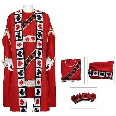 Fiaba Ispirato al Paese delle Meraviglie Esploratore dell'oceano Re di cuori Costume Cosplay Abiti Personaggio classico delle fiabe Cosplay for Per uomo Adulti Mascherata Settimana del libro