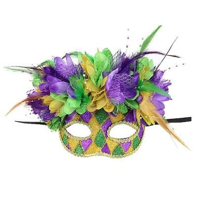 Halloween Maschera Oggetti di scena di Halloween Maschera di Carnevale Mezzo Volto Adulti Per donna Carnevale martedì grasso Performance Feste Mascherata Costumi di Halloween facili Vestirsi