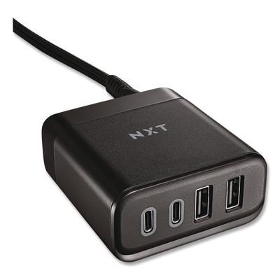 NXT Technologies 4-Port USB Charger, Black (NXTNX61429)