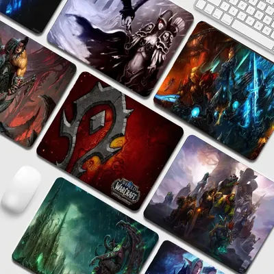 Tapis de souris épaissi pour ordinateur de bureau, tapis de jeu pour étudiants, coussin non ald, tapis de souris pour PC, World Of Warcraft, Wow MouseSub INS Tide, petit