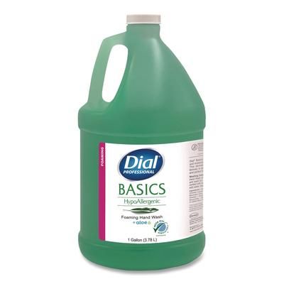 Dial Professional Basics Foaming Hand Wash, Unscented, 1 gal Refill Bottle (DIA1700035438)