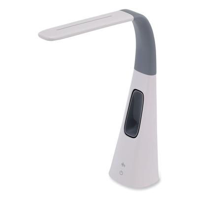 Bostitch LED Desk Lamp with Bladeless Fan, 15.75" High, Gray/White (BOSVLED1603GR)