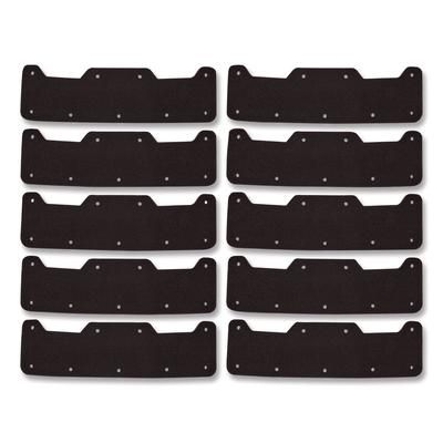 ergodyne Skullerz 8953 Hard Shell Bump Cap Sweatband Replacement, Black, 10/Pack (EGO60237)