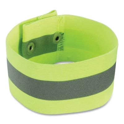 ergodyne GloWear 8001 Hi-Vis Arm and Leg Band with Snap Closure, Large/X-Large, Lime (EGO29014)