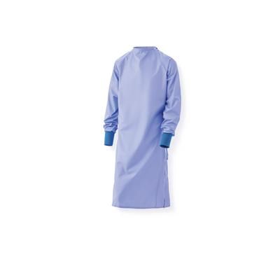 Medline Blockade Reusable Cover Gown, 1-Ply, Ceil Blue, Ties at Neck and Back, Size XL, 12/DZ (MDT012086XL)