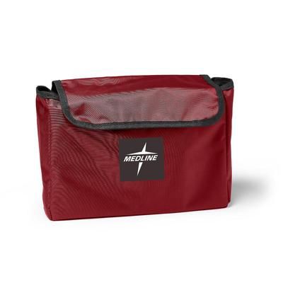 Medline Side Bag for Transport Chair, Burgundy, 1 EA (WCATR012R)