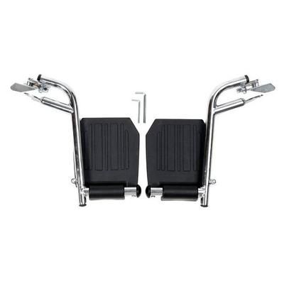 Medline Black Swing-Away Footrest for Excel 2000 Wheelchair, 2/PR (WCA806965HCMP)