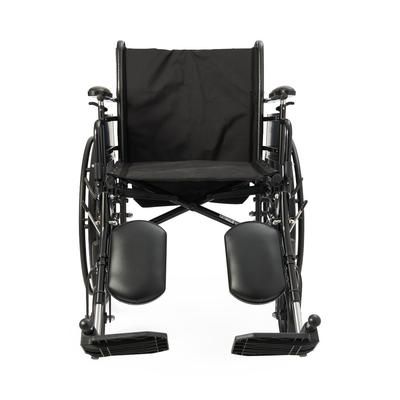 Medline K3 Guardian 20" Wide Wheelchair with Height-Adjustable Desk-Length Arms and Elevating Leg Rests, 1 EA (K3206N34E)