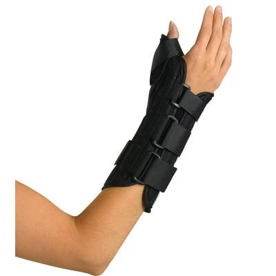 Medline Wrist and Forearm Splint with Abducted Thumb, Right Arm, Size S, 1 EA (ORT18210RS)
