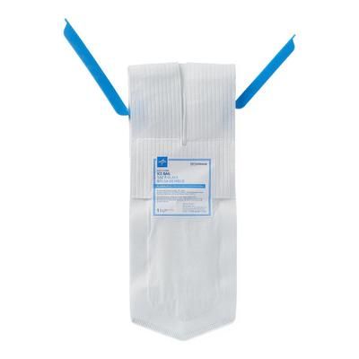 Medline Refillable Ice Bag with Clamp Closure and Dual Pouches, White, 5" x 12", 24/CS (NON4430)
