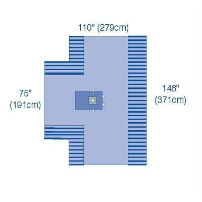 Medline UltraGard Hand Drapes, 110" x 146" x 75" (279 x 371 x 191 cm), 1 EA (DYNJP8005UGH)