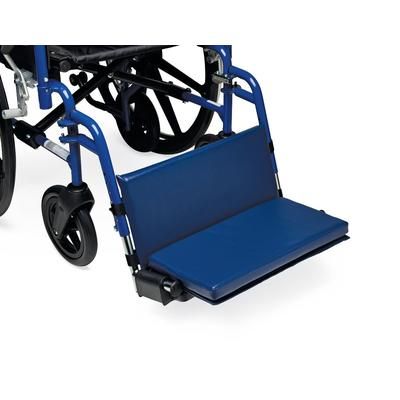 Medline Wheelchair Footrest, 250 lb. Weight Capacity, 18" with 1" Block, 1 EA (MSCFT181)