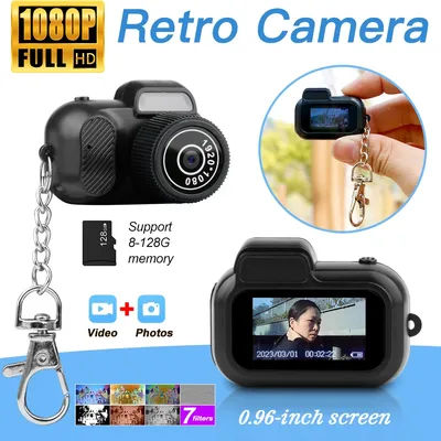 Mini Retro Camera for Kids 1080P HD Video Recording With 0.96 Inch Screen Portable Vintage Style Digital Camera Gift Y3000 Y2000