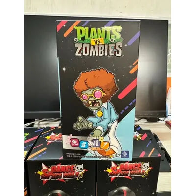 Plants Vs Zombies Dance Series Music Zombie Ornament Music Box Dynamic Doll Dance King Zebra Brothers Toys Ornaments Gifts
