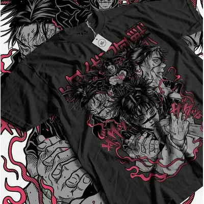 Jujutsu Kaisen Choso T-Shirt Girl Anime Manga JJK Gift Shirt Soft Tee All Size Oversized T Shirt Anime Tshirt Women's Clothing