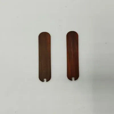 Manche de couteau en bois massif naturel personnalisée, patchs, échelles pour couteaux de l'armée suisse Victorinox 58MM, poignée, bricolage, accessoires de fabrication, pièces